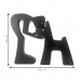 Escultura Decorativa Menino e o Cachorro 18x15cm	