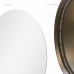 Espelho Multiuso Lapidado Pendurador Led Branco 60x40cm Oval Botão