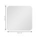 Espelho Multiuso Lapidado Pendurador Led 50x50cm Quadrado Cantos Botão